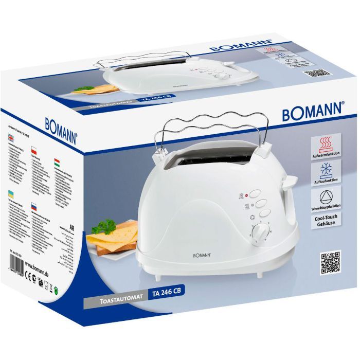 Тостер Bomann TA 246 CB white изображение 2