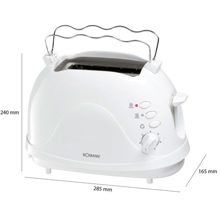 Тостер Bomann TA 246 CB white изображение 3