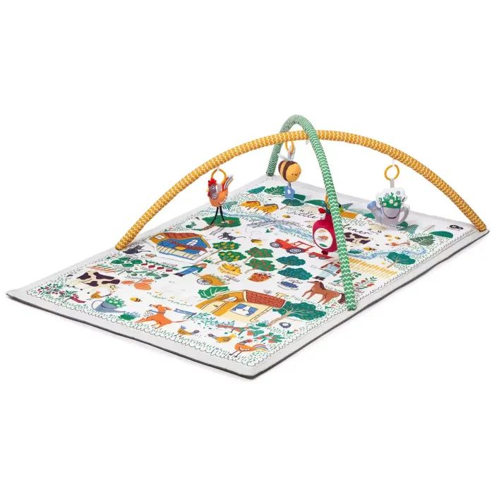 Дитячий килимок Kinderkraft намет 3 в 1 Little Gardener (5902533918171) зображення 4