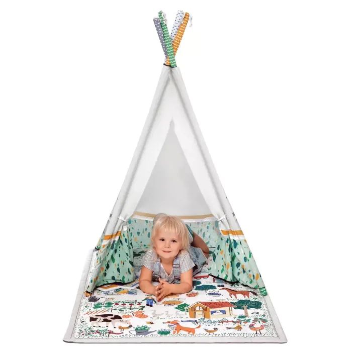 Дитячий килимок Kinderkraft намет 3 в 1 Little Gardener (5902533918171) зображення 6