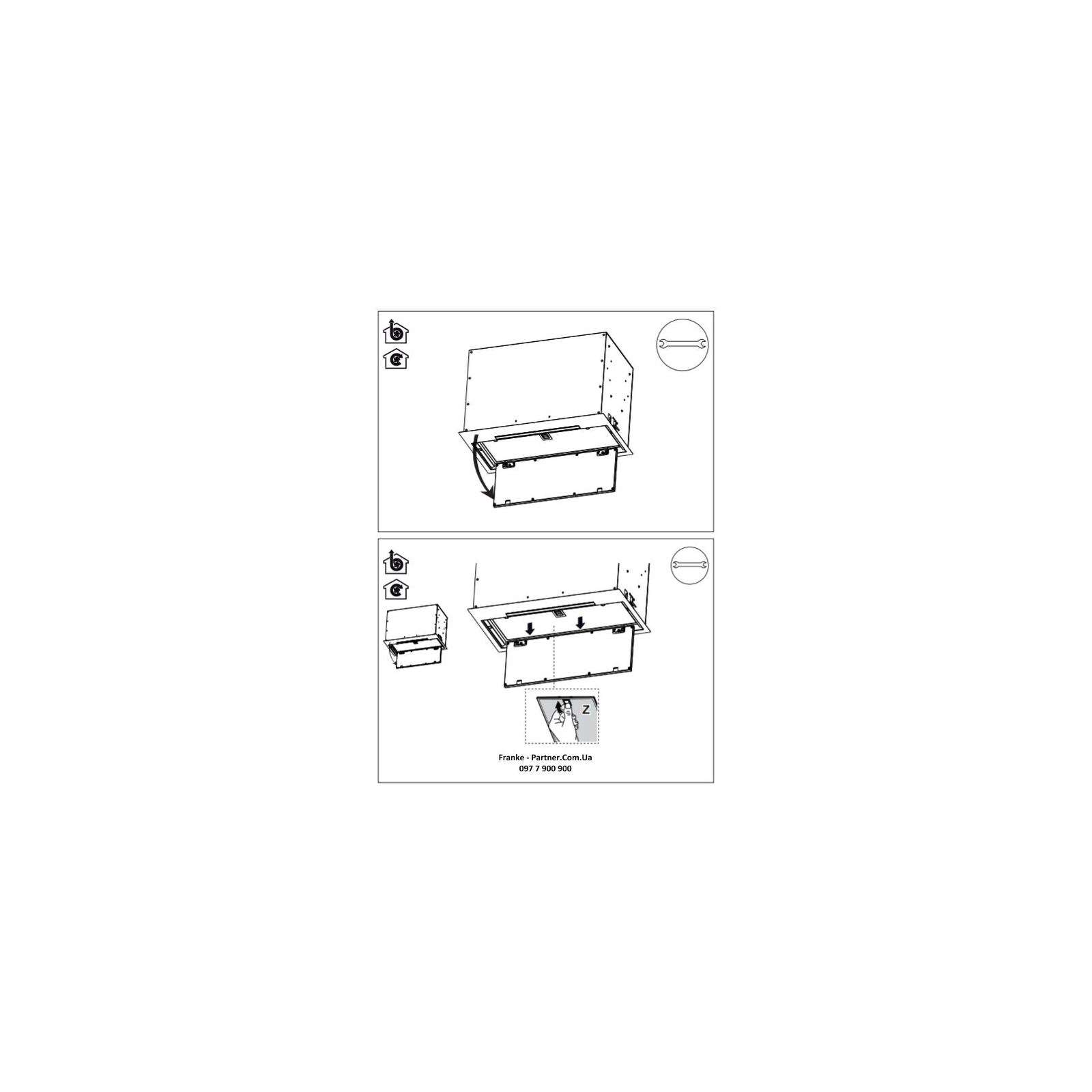 Витяжка кухонна Franke Box Flush EVO FBFE BK MATT A70 (305.0665.365) зображення 10