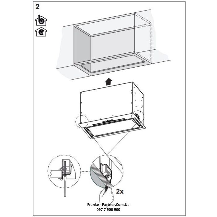 Витяжка кухонна Franke Box Flush EVO FBFE BK MATT A70 (305.0665.365) зображення 12
