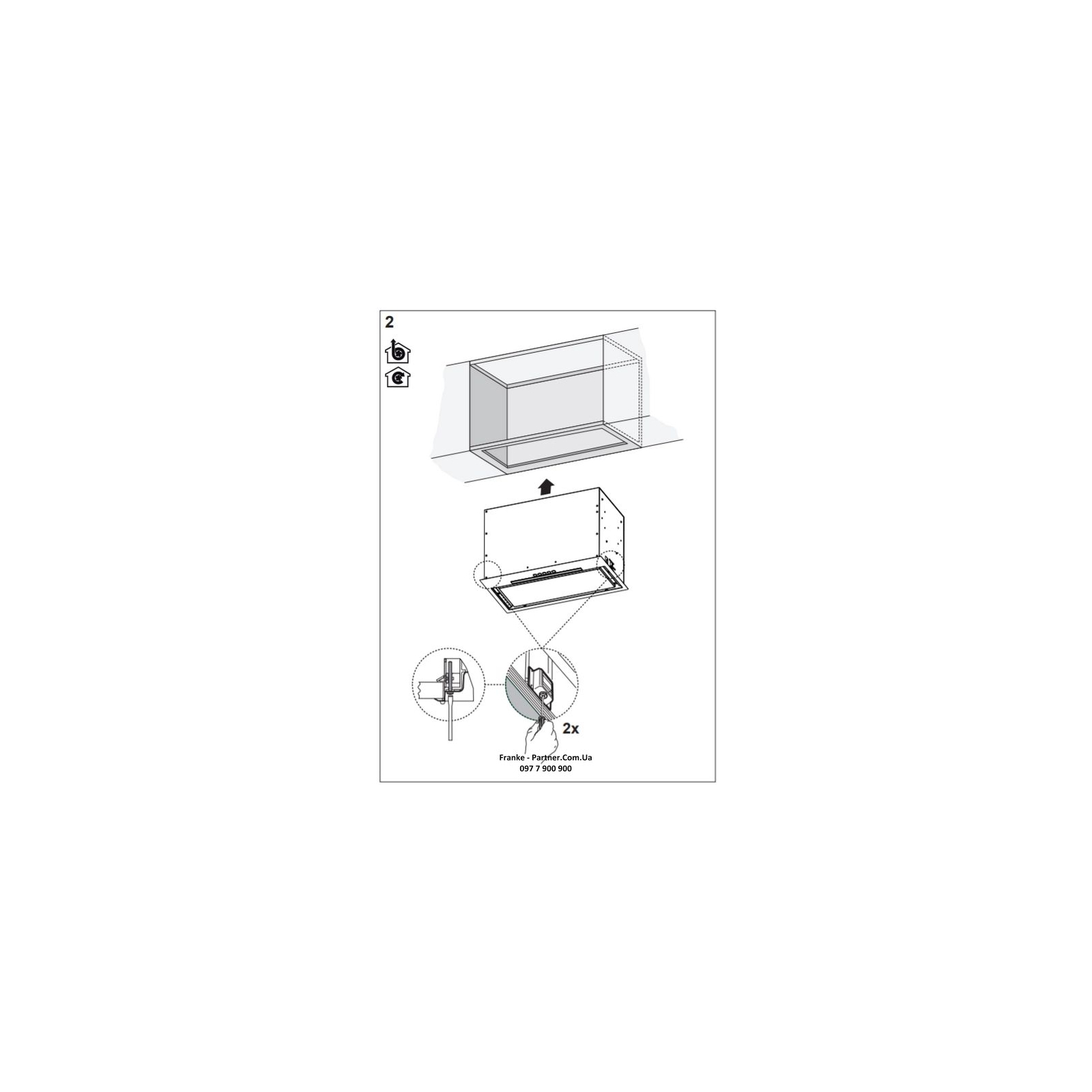 Витяжка кухонна Franke Box Flush EVO FBFE BK MATT A70 (305.0665.365) зображення 12