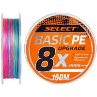 Фото - Леска и шнуры SELECT Шнур  Basic PE 8x 150m Multi Color 0.6/0.10mm 12lb/5.5kg (1870.31.42 