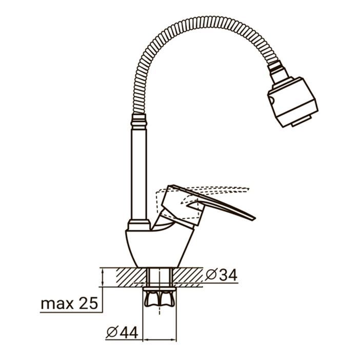 Смеситель AQUATICA ML-4B644C изображение 3