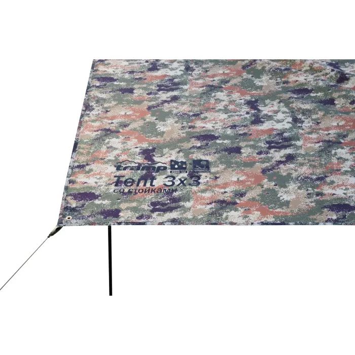 Тент Tramp 3x3 + стойки Green (UTRT-104) изображение 5