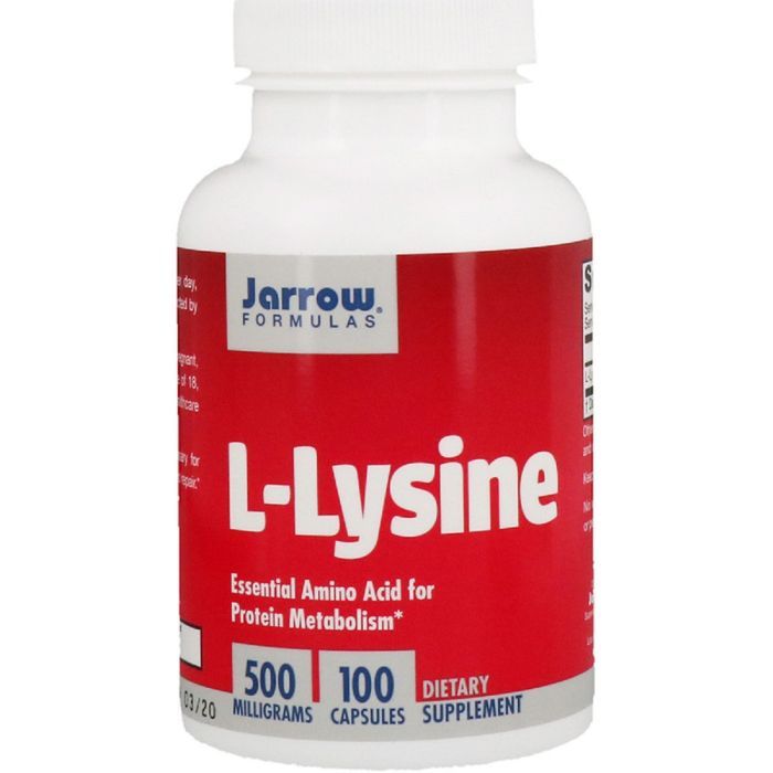 Аминокислота Jarrow Formulas L-Лизин, L-Lysine, 500 мг, 100 Капсул (JRW-15004)