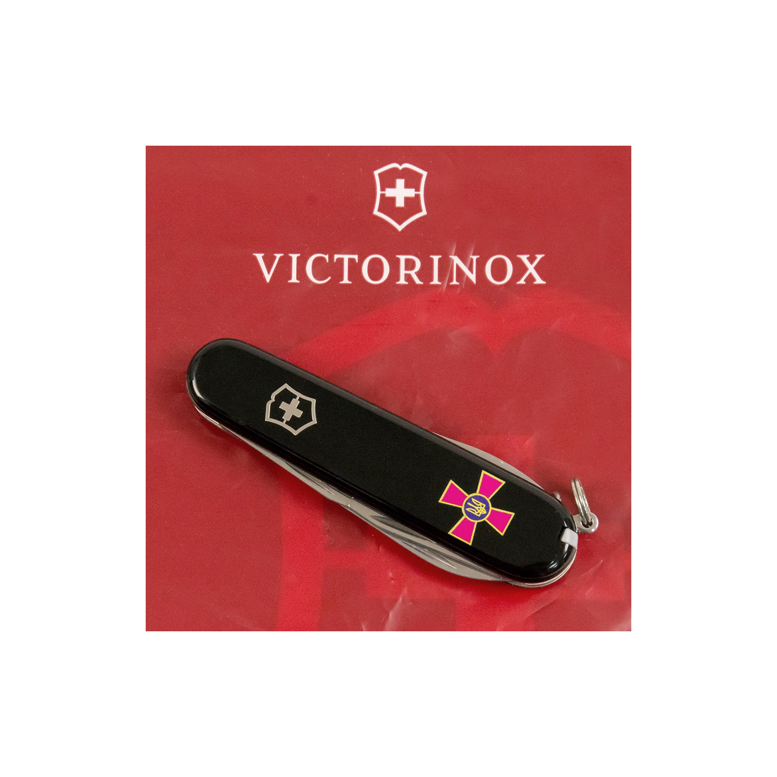 Нож Victorinox Spartan Army Black "Емблема ЗСУ" (1.3603.3_W0010u) изображение 2