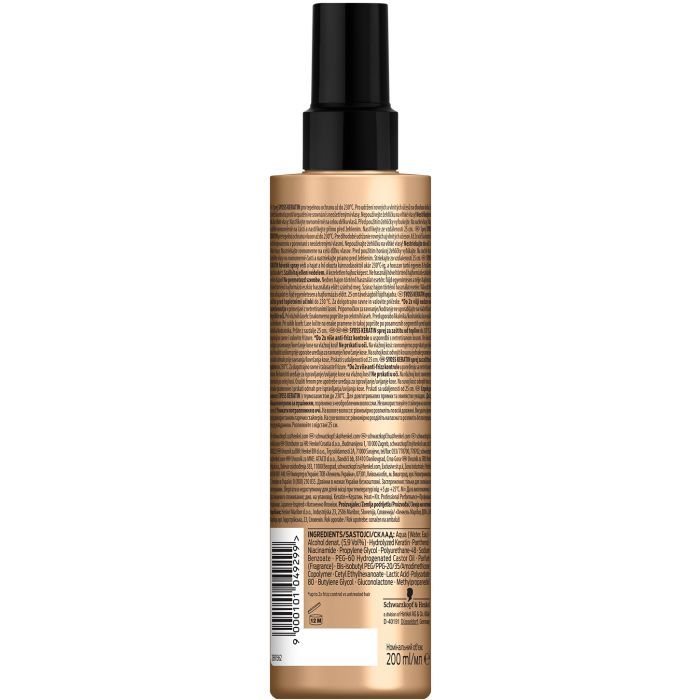 Спрей для волосся Syoss Keratin Термозахист до 230°С 200 мл (9000101049299) зображення 5