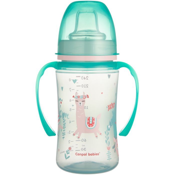 Поїльник-непроливайка Canpol babies EasyStart 120 мл - Sweet Fun синя (35/207_blu)