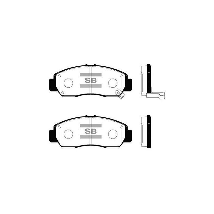 Гальмівні колодки HI-Q SP2012