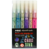 Художественный маркер Maxi Металлизированные с цветным контуром, 6 цветов (MX15246)