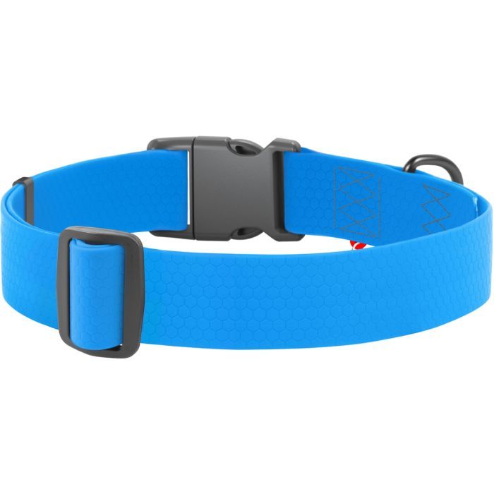Ошейник для животных WAUDOG Waterproof с QR паспортом пластиковый фастекс XXL голубой (25112) изображение 2