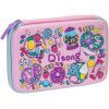 Пенал Cool For School 1 отделение с органайзером розовый (QT-5627-Pink)