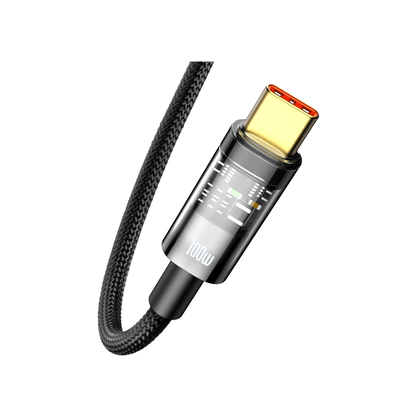 Дата кабель USB 2.0 AM to Type-C 1.0m 5A Black Baseus (CATS000201) зображення 5