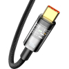 Дата кабель USB 2.0 AM to Type-C 1.0m 5A Black Baseus (CATS000201) изображение 5