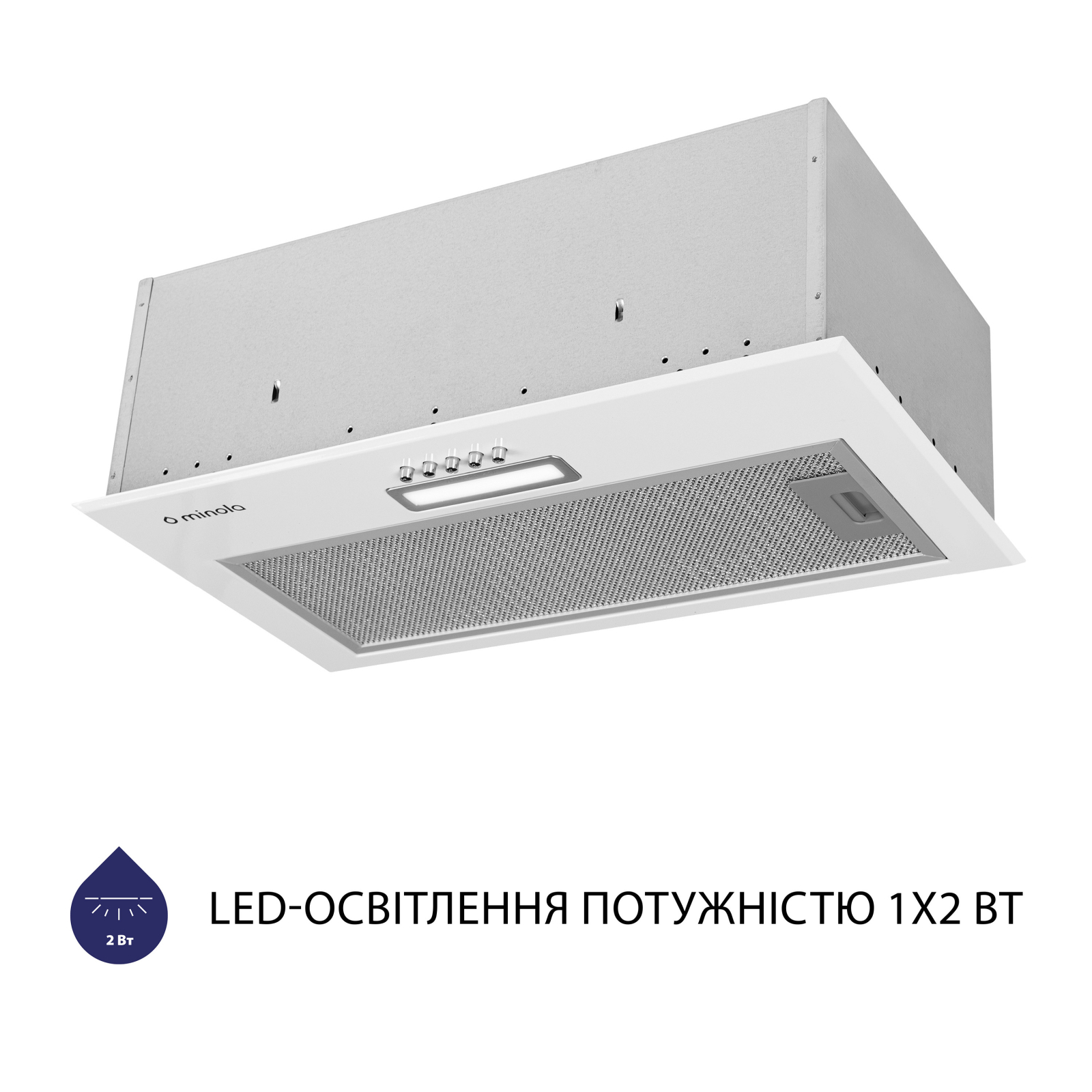 Вытяжка кухонная Minola HBI 5614 BL 1000 LED изображение 3