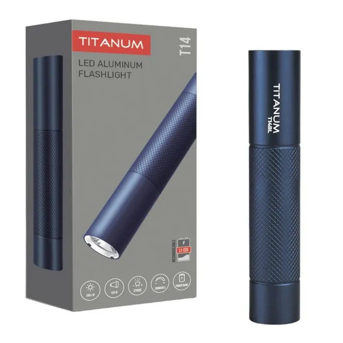 Ліхтар TITANUM 300Lm 5000K Blue (TLF-T14BL) зображення 2