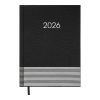 Еженедельник Buromax датированный 2026 PARALLEL A5 черный (BM.2107-01)