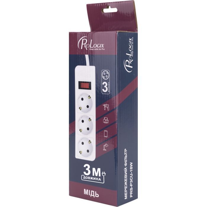 Сетевой фильтр питания Prologix PRS-P3CU-30W изображение 3