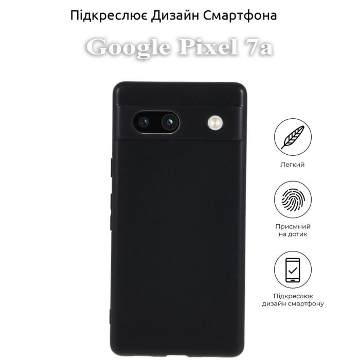 Чехол для мобильного телефона BeCover Google Pixel 7a Black (709817) изображение 6
