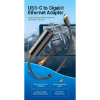 Перехідник USB3.1 Type-C to Ethernet RJ45 1000 Mb Gigabit Vention (CFBBB) зображення 2