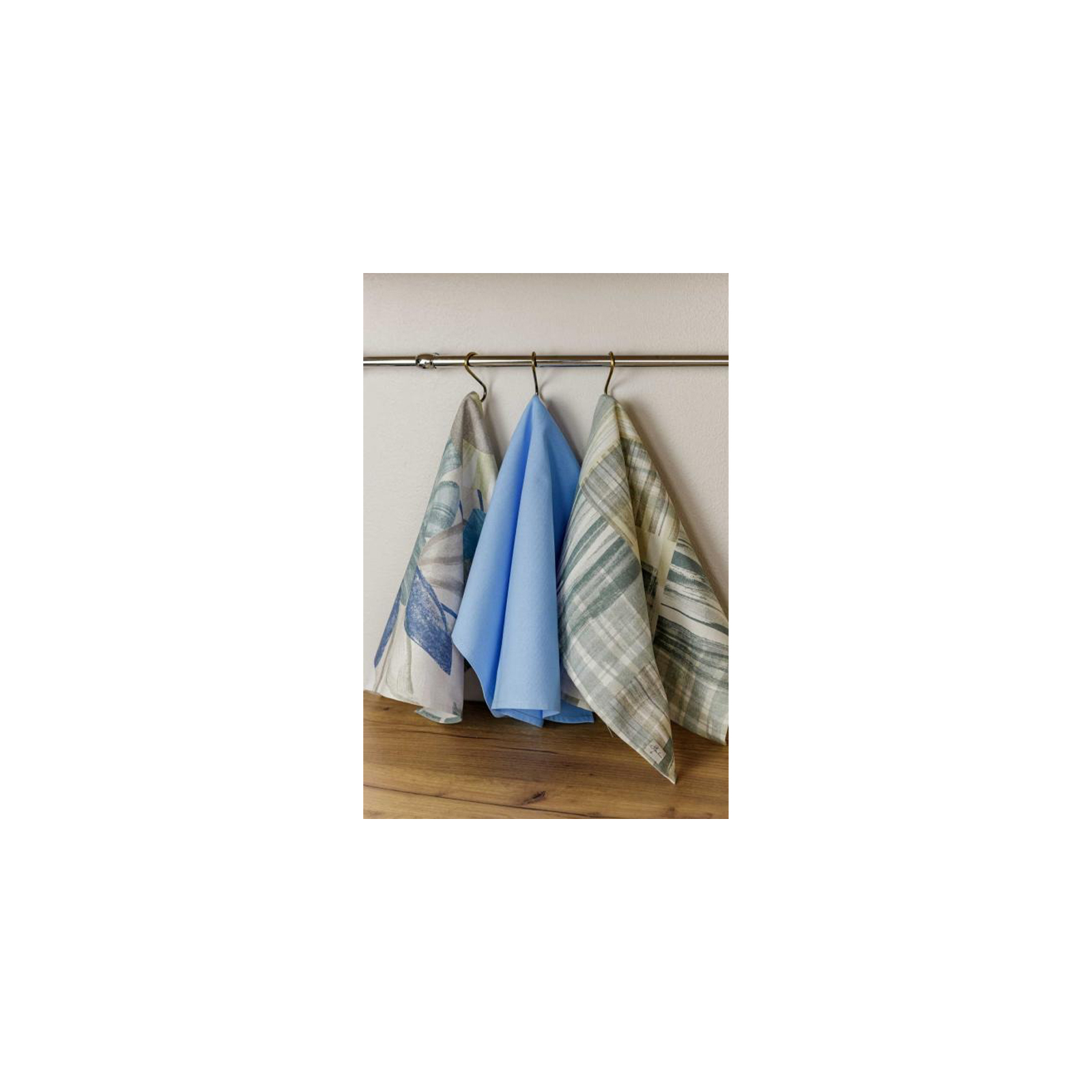 Полотенце Прованс кухонный набор в сумке Голубые Цветы 3 шт (4823093449756) изображение 3