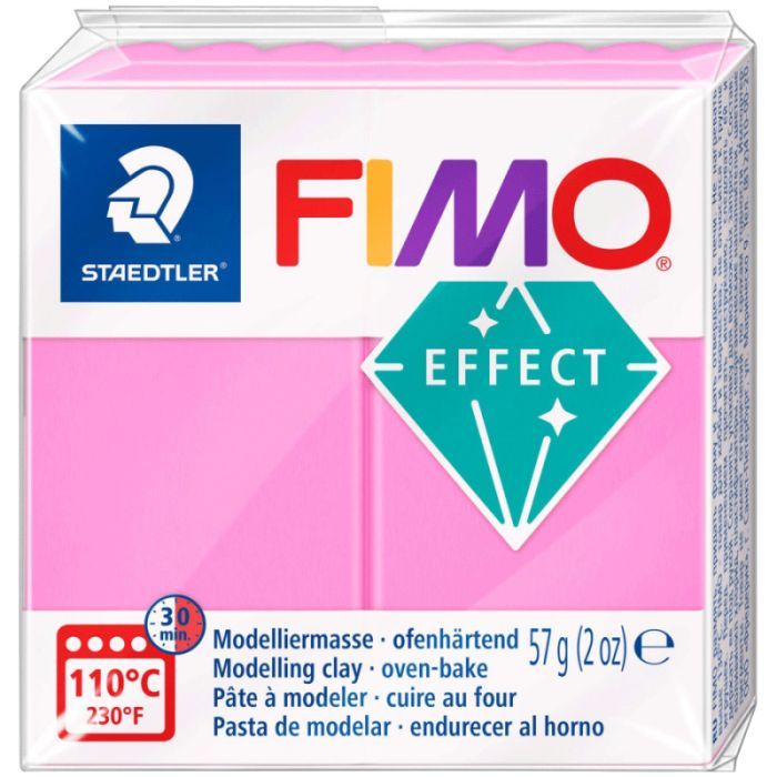 Пластика Fimo Effect, Фуксия неоновая, 57 г (4007817064009)
