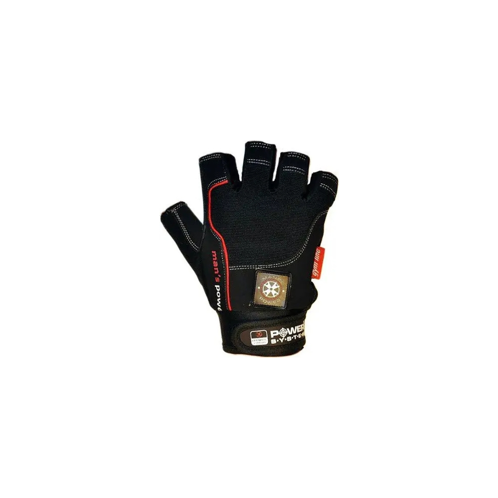 Перчатки для фитнеса Power System PS-2580 Mans Power Black L (PS-2580_L_Black) изображение 3