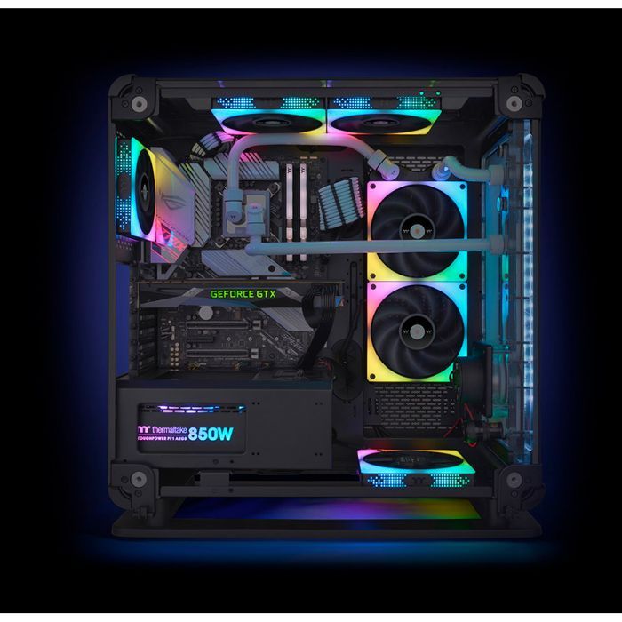 Кулер для корпуса ThermalTake TOUGHFAN 12 RGB Radiator Fan 3Pack (CL-F135-PL12SW-A) изображение 8