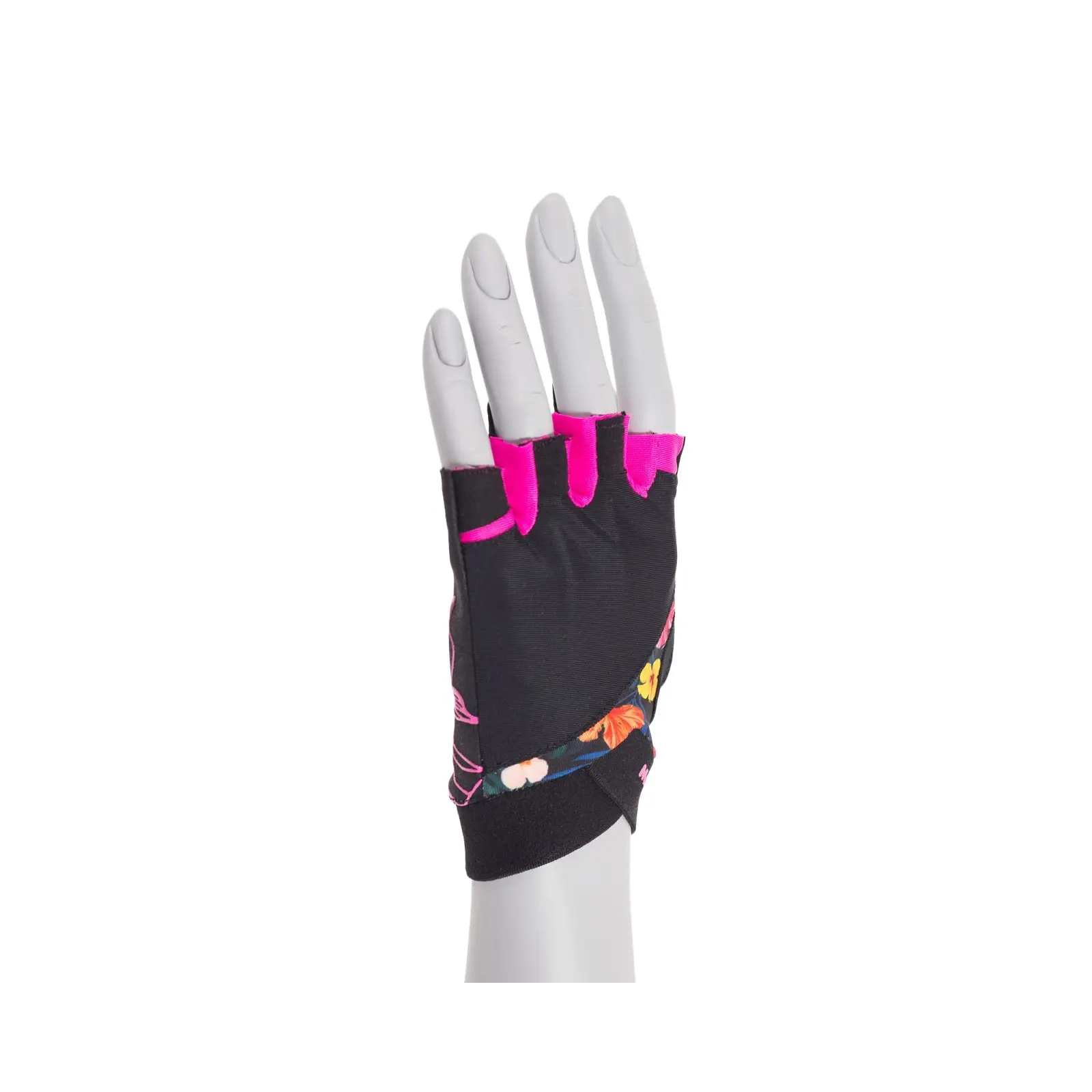 Рукавички для фітнесу MadMax MFG-770 Flower Power Gloves Black/Pink M (MFG-770_M) зображення 4