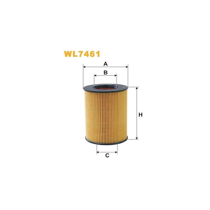 Фільтр масляний Wixfiltron WL7461