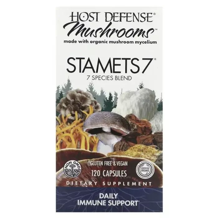 Травы Fungi Perfecti Ежедневная поддержка иммунитета, комплекс из 7 грибов, (FPI-03703) изображение 2