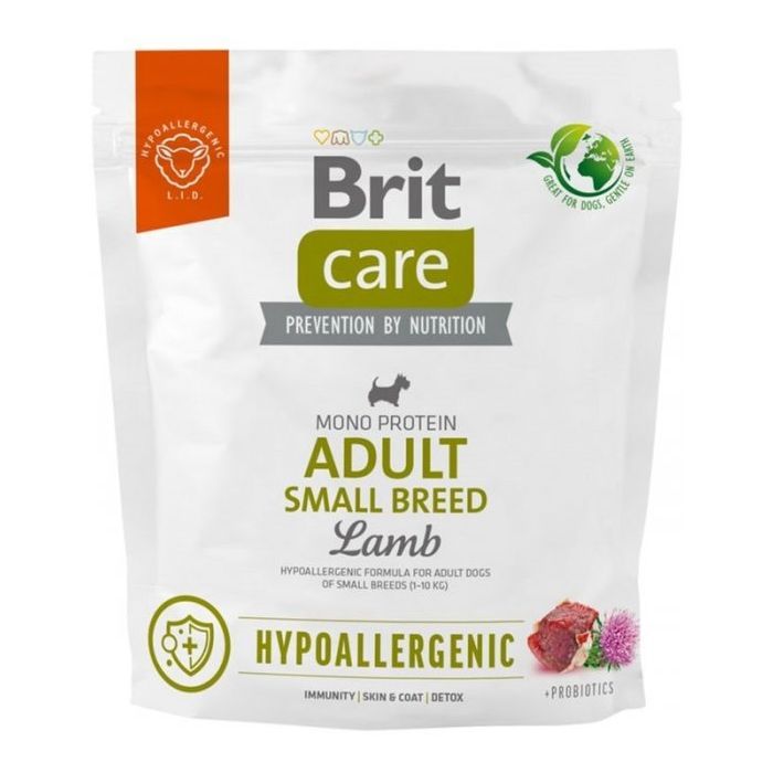Сухой корм для собак Brit Care Dog Hypoallergenic Adult Small Breed с ягненком 3 кг (8595602566143)