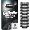 Сменные кассеты Gillette Mach3 Charcoal Древесный уголь 8 шт. (8700216085472)