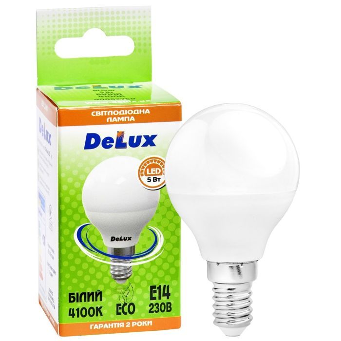 Лампочка Delux BL50P 5 Вт 4100K 220В E14 (90020558) зображення 3
