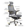 Офисное кресло Mealux Y-565 KBG изображение 2