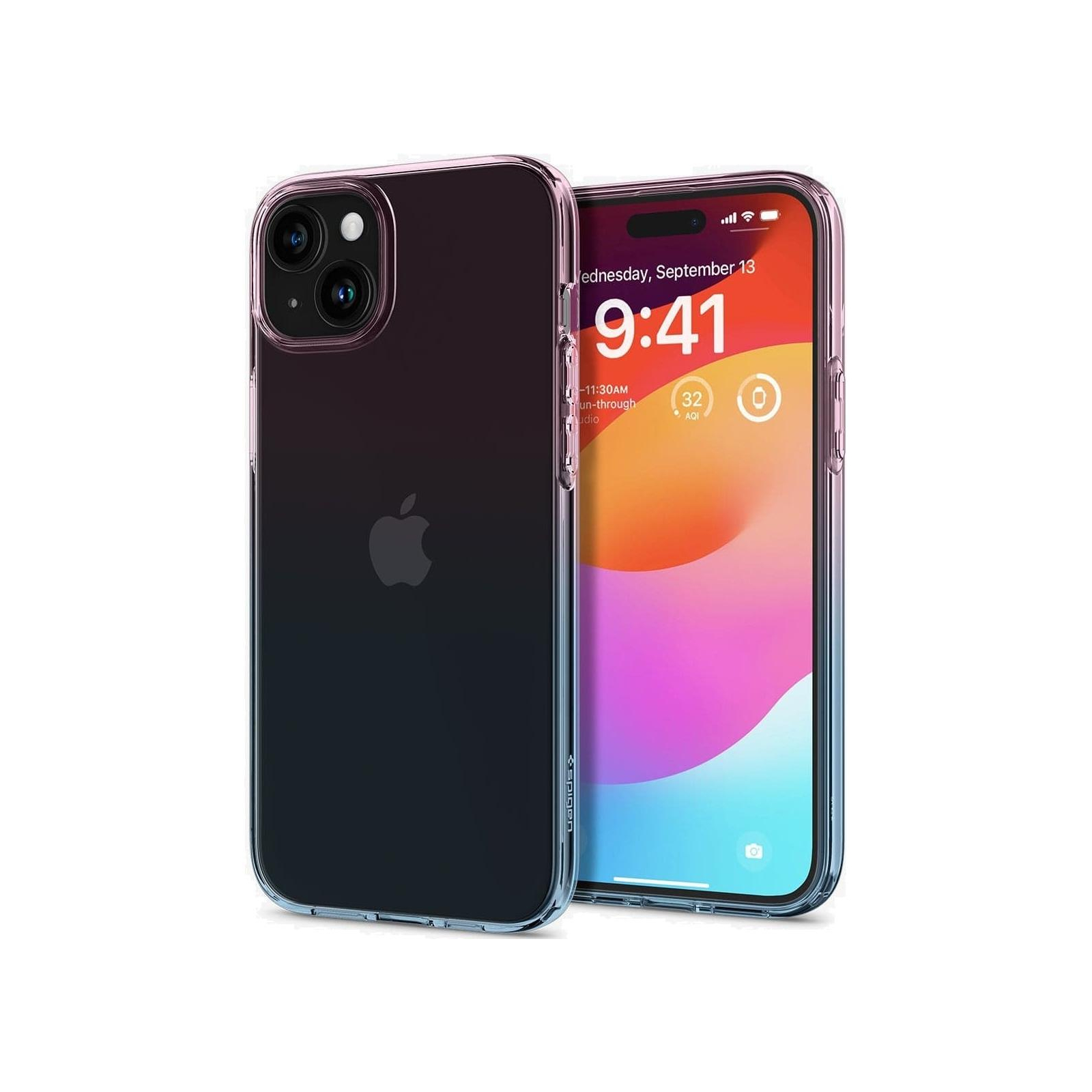 Чохол до мобільного телефона Spigen Apple iPhone 15 Liquid Crystal Gradation Pink (ACS06787) зображення 7
