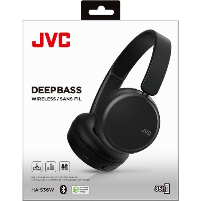 Навушники JVC HA-S36W Black (HA-S36W-B-U) зображення 6