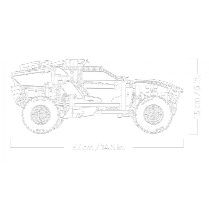 Конструктор LEGO Technic Audi RS Q e-tron 914 деталей (42160) зображення 6