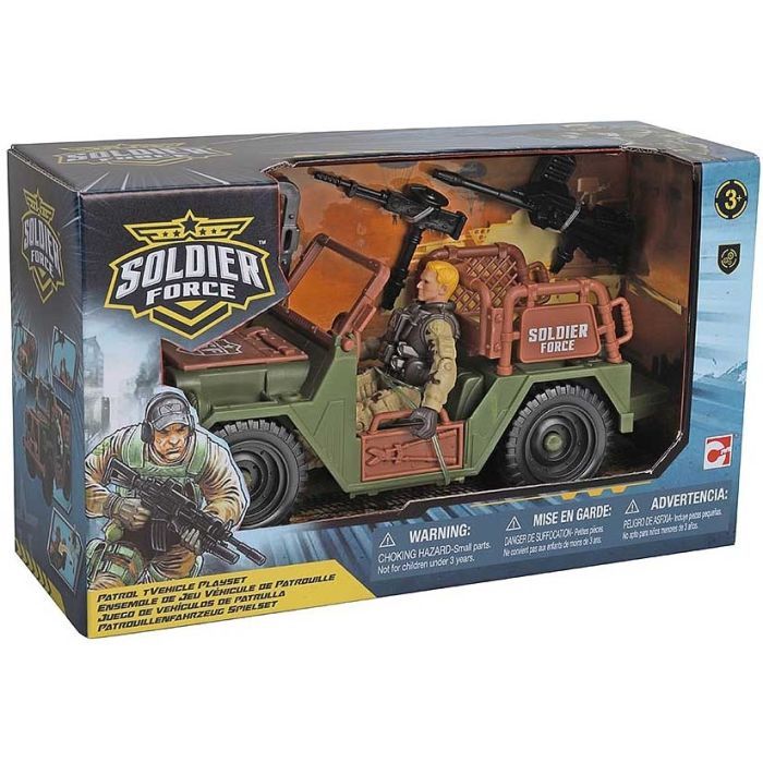 Игровой набор Chap Mei Солдаты PATROL JEEP (545301-1)