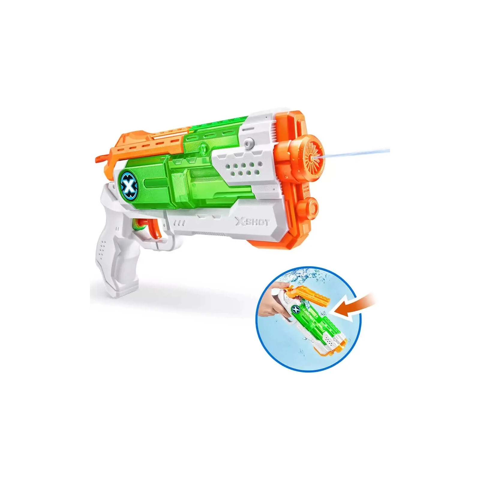 Іграшкова зброя Zuru X-Shot Warfare Водний бластер Fast Fill Small (56220R) зображення 2