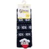 Шкарпетки дитячі Bross новорічні зі Святим Миколаєм (21248-0-6-blue)