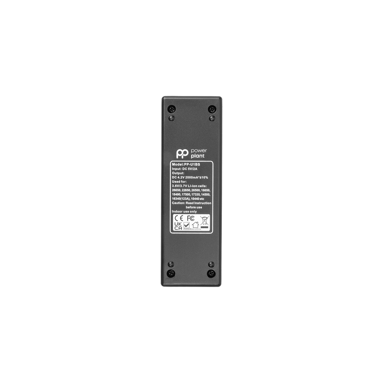 Зарядний пристрій для акумуляторів PowerPlant PP-U1BS (Li-ion / input DC 5V/2A) (AA620197) зображення 3