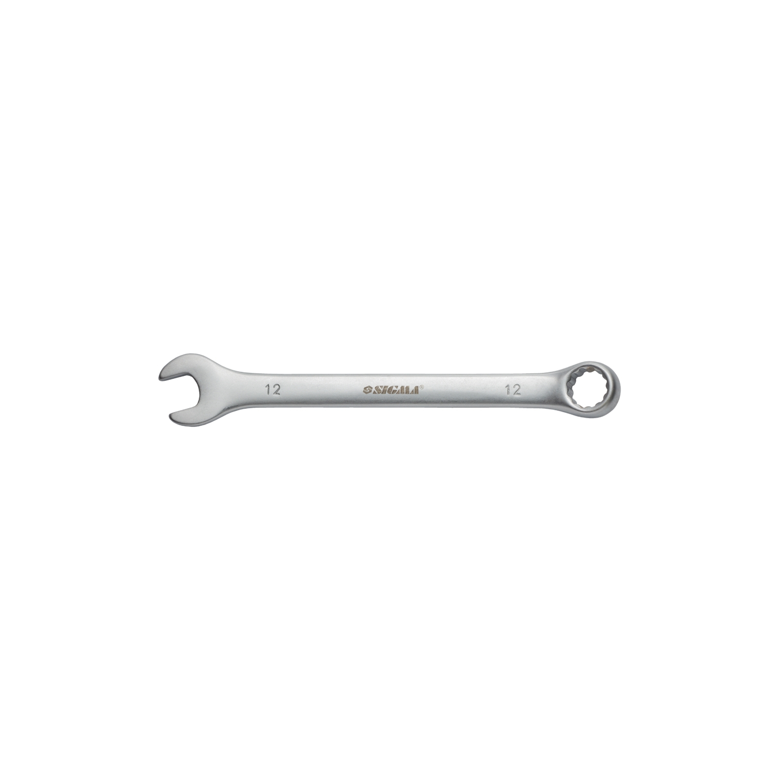 Ключ Sigma рожково-накидний 21мм CrV satine з підвісом (6021661)