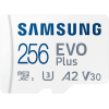 Карта пам'яті Samsung microSDXC 256GB C10 UHS-I R130MB/s Evo Plus + SD (MB-MC256KA/EU) зображення 2