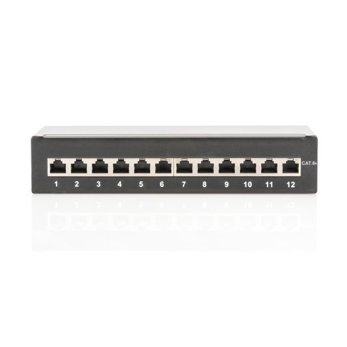 Патч-панель настільна 12 портів cat.6A STP Digitus (DN-91612SD-EA) зображення 2