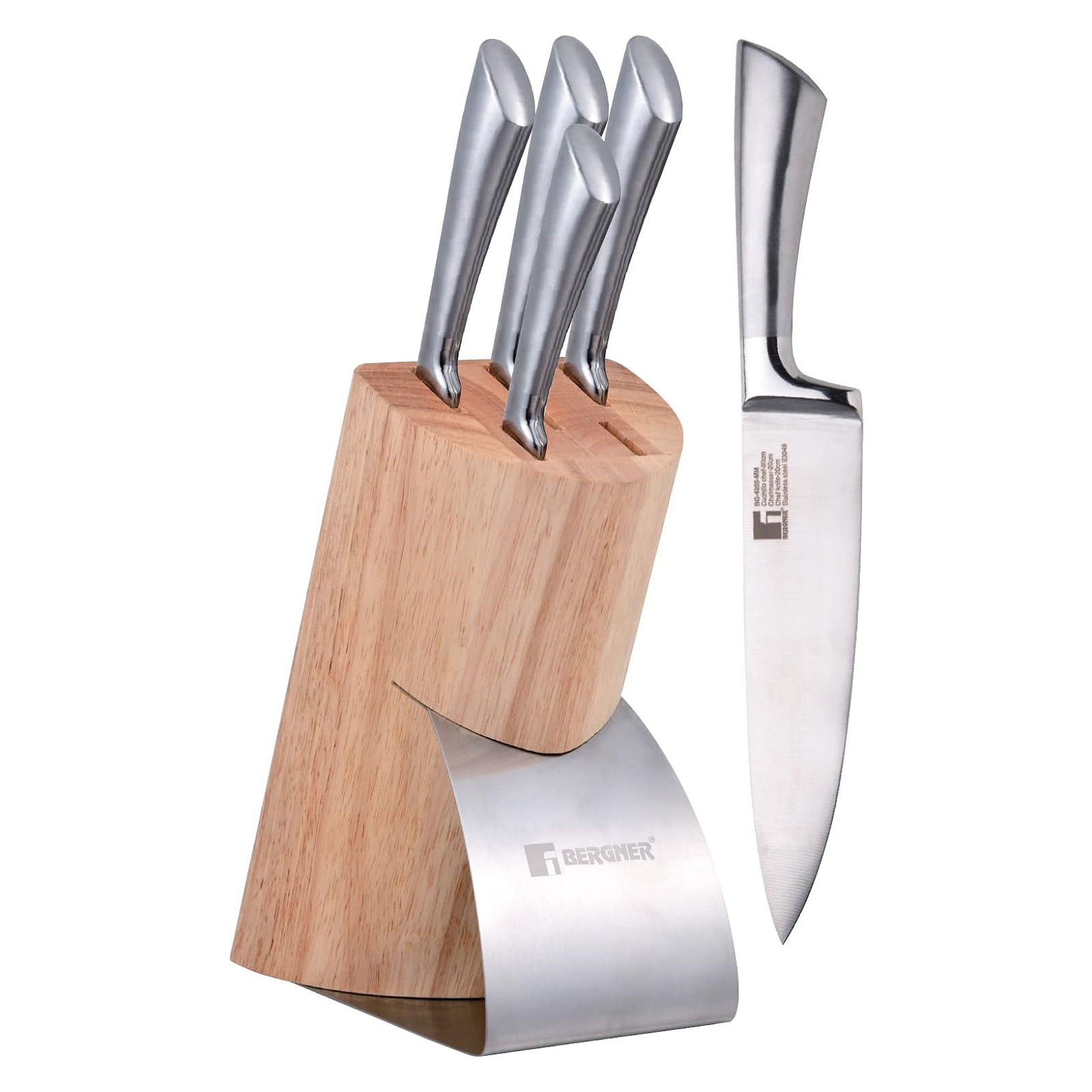 Набір ножів Bergner Reliant 6 предметів (BG-4205-MM)