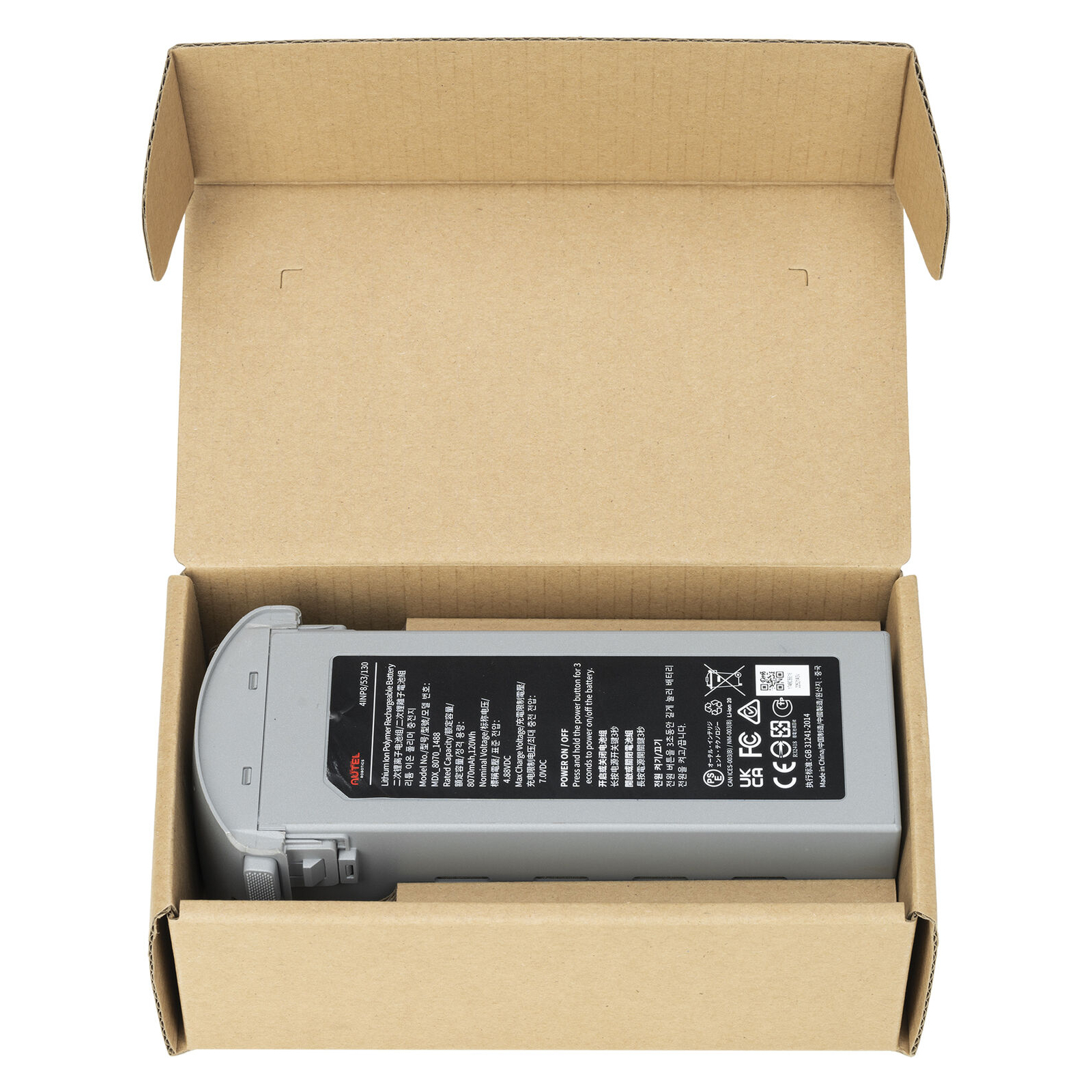 Аккумулятор для дрона Autel EVO Max 4T Series Battery 8070mAh Grey (102002210) изображение 9