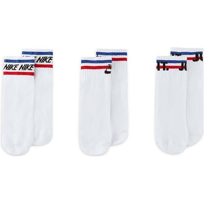 Шкарпетки Nike U NK NSW EVERYDAY ESSENTIAL AN 3PR DX5080-100 34-38 3 пари Білі (196148786088) зображення 3
